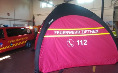 Schnelleinsatzzelt für die Ziethener Feuerwehr vom Förderverein der Feuerwehr Ziethen e.V.