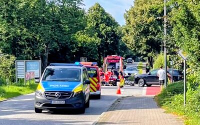 Notfalleinsatz First Responder – Verkehrsunfall Pkw vs. Fahrrad, Montag, 3. August 2026, 10.01 Uhr