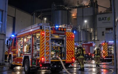Einsatz FEU4 [Feuer 4. Alarmstufe] – Großbrand in einem Silogebäude in Ratzeburg – Freitag, 23.10.2026, 20.37 Uhr